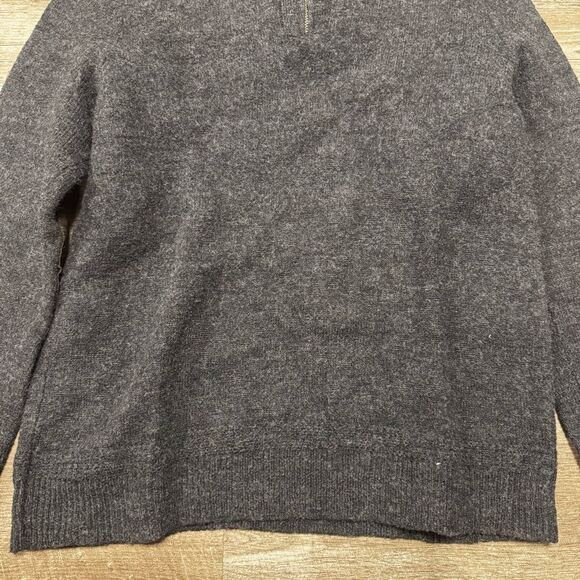 JCREW Merino Wool Quarter Zip Sweater Size Large - Picture 3 of 8